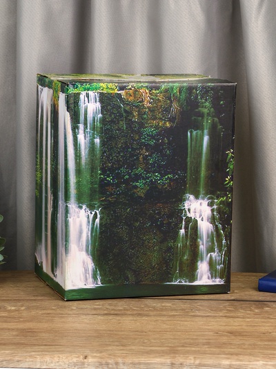 Фонтан настольный «Птички на крыше», 24×15×12 см, с подсветкой