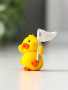 Набор фигурок полистоун «Цыплята и хобби», 4 шт., 2.9×3.6 см - фото 58050530