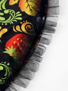 Карнавальный набор «Народная краса»: юбка р-р. 40-48, воротник, повязка, цвет чёрный - фото 809251994