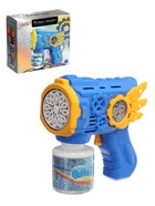 Генератор мыльных пузырей «Бластер», световые эффекты, работает от батареек, цвет синий - Фото 4