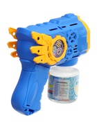 Генератор мыльных пузырей «Бластер», световые эффекты, работает от батареек, цвет синий - Фото 6
