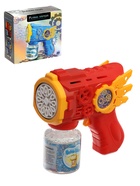 Генератор мыльных пузырей «Бластер», световые эффекты, работает от батареек, цвет красный - Фото 4