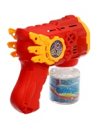 Генератор мыльных пузырей «Бластер», световые эффекты, работает от батареек, цвет красный - Фото 6