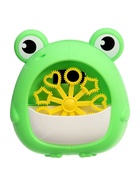 Генератор мыльных пузырей «Лягушка», работает от батареек, цвет зелёный - Фото 3