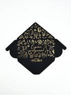 Конверт для денег «С днём рождения», 16.5×8 см, тиснение, чёрный крафт (5 шт) - фото 809398216