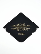 Конверт для денег Present for you, 16.5×8 см, тиснение, чёрный крафт - Фото 6