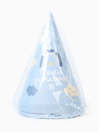 Колпак праздничный бумажный «С Днём рождения», голубой (10 шт) - фото 809283908