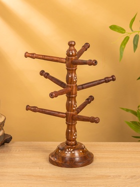 Держатель для кружек «Дерево», 12×12×34 см, дерево шишам 10722028