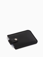 Картхолдер на кнопке, 5 карт, однотонный, чёрный - Фото 5