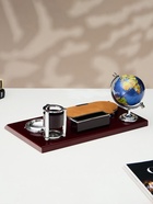 УЦЕНКА Набор настольный 5в1 с визитницей, красное дерево - Фото 3