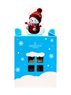 Сладкий новогодний подарок «Теремок со снеговиком», 110 г, МИКС - фото 809252229