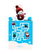 Сладкий новогодний подарок «Теремок со снеговиком», 110 г, МИКС - фото 809252230