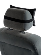 Подушка на подголовник автомобиля, набор 2 шт., черный - Фото 3