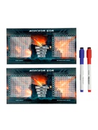 Настольная игра «Морской бой», Пиши-Стирай, (+2 стираемых маркера) - Фото 1