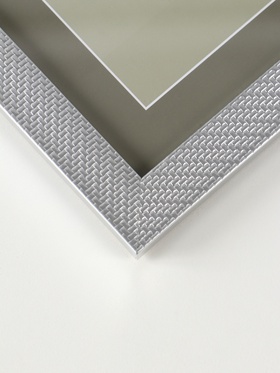 Фоторамка для фото 20×20 см Lucy, пластик, серебро