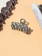 Крабик для волос «Раон», 5 см, серебро - фото 809252553