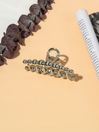 Крабик для волос «Джисел», 7.5 см, серебро 10903678