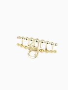 Крабик для волос «Джисел», 7.5 см, золото (6 шт) - фото 809252581