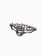 Крабик для волос «Луна», уголок, 10 см, чёрный (6 шт) - фото 809252589