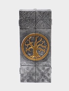 Ключница «Древо», 6 крючков, 14×7×32 см, МДФ, серебристая  (артикул 10485568)  большой выбор товаров оптом и в розницу по низким ценам с доставкой