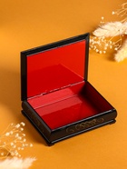 Шкатулка для украшений «Ягоды», 10×14 см, лаковая миниатюра - фото 809252647