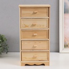 УЦЕНКА Шкатулка под роспись 5 ящиков «Комод», 18×12×36 см 10940478