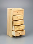 УЦЕНКА Шкатулка под роспись 5 ящиков «Комод», 18×12×36 см 10940478