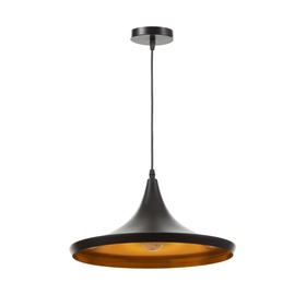 {{photo.Alt || photo.Description || 'УЦЕНКА Светильник BayerLux Подвес «Дельта» 1×40 Вт E27 черный 36×36×118 см'}}