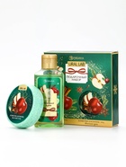 Новогодний подарочный набор косметики: гель для душа 100 мл и бомбочка для ванны 100 г, аромат яблочный пунш, URAL LAB - фото 118586018 Новогодний подарочный набор косметики: гель для душа 100 мл и бомбочка для ванны 100 г, аромат яблочный пунш, URAL LAB - фото 118586018