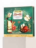 Новогодний подарочный набор косметики: гель для душа 100 мл и бомбочка для ванны 100 г, аромат яблочный пунш, URAL LAB - фото 118586028 Новогодний подарочный набор косметики: гель для душа 100 мл и бомбочка для ванны 100 г, аромат яблочный пунш, URAL LAB - фото 118586028