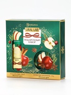 Новогодний подарочный набор косметики: гель для душа 100 мл и бомбочка для ванны 100 г, аромат яблочный пунш, URAL LAB - фото 118586029 Новогодний подарочный набор косметики: гель для душа 100 мл и бомбочка для ванны 100 г, аромат яблочный пунш, URAL LAB - фото 118586029