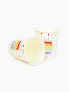 Стакан одноразовый бумажный «Счастья, веселья, удачи», 250 мл 10920673