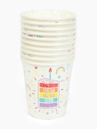 Стакан одноразовый бумажный «Счастья, веселья, удачи», 250 мл 10920673