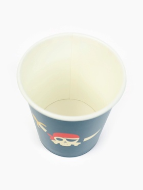 Стакан одноразовый бумажный «Пиратская вечеринка», 250 мл (комплект 10 шт)