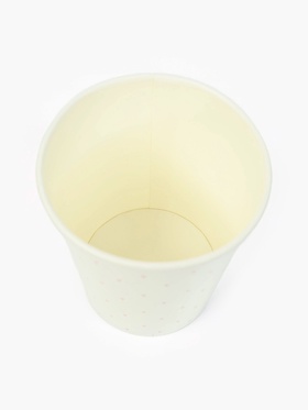 Стакан одноразовый бумажный «С Днём рождения», белый, 250 мл (комплект 10 шт)