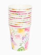 Стакан одноразовый бумажный «Акварельные цветы», 250 мл (10 шт) - фото 809253096