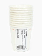 Стакан одноразовый бумажный «Керамика с цветами», белый, 250 мл (10 шт) - фото 809253117