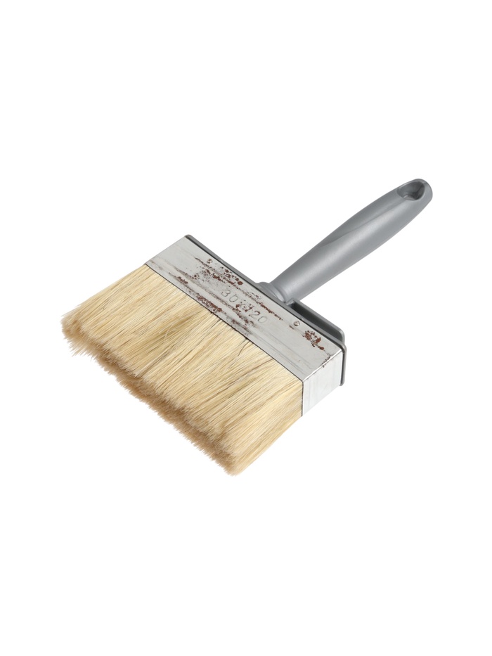 УЦЕНКА Кисть-макловица ТУНДРА, натуральная щетина, пластиковая рукоятка, 30×120 мм - Фото 1