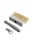 УЦЕНКА Кисть-макловица ТУНДРА, натуральная щетина, пластиковая рукоятка, 30×120 мм - Фото 4