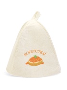 Шапка для бани и сауны «Богатства!», полиэфир 70%, шерсть 30%, «Добропаровъ» - Фото 3