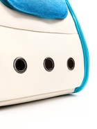 Рюкзак для переноски кошек и собак, прозрачный, 32×28×38 см, бело-синий - фото 809283972 Рюкзак для переноски кошек и собак, прозрачный, 32×28×38 см, бело-синий - фото 809283972