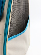 Рюкзак для переноски кошек и собак, прозрачный, 32×28×38 см, бело-синий - фото 809283973 Рюкзак для переноски кошек и собак, прозрачный, 32×28×38 см, бело-синий - фото 809283973