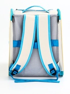 Рюкзак для переноски кошек и собак, прозрачный, 32×28×38 см, бело-синий - фото 809283959 Рюкзак для переноски кошек и собак, прозрачный, 32×28×38 см, бело-синий - фото 809283959