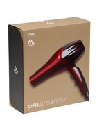 УЦЕНКА Фен Luazon LF-28, 1600 Вт, 2 скорости, 3 температурных режима, 3 насадки, расчески, черный, 9 - Фото 11