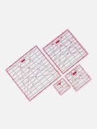 УЦЕНКА Набор линеек для квилтинга и пэчворка 30×30/25×25/15×15/10×10 см, s=3 мм - Фото 2