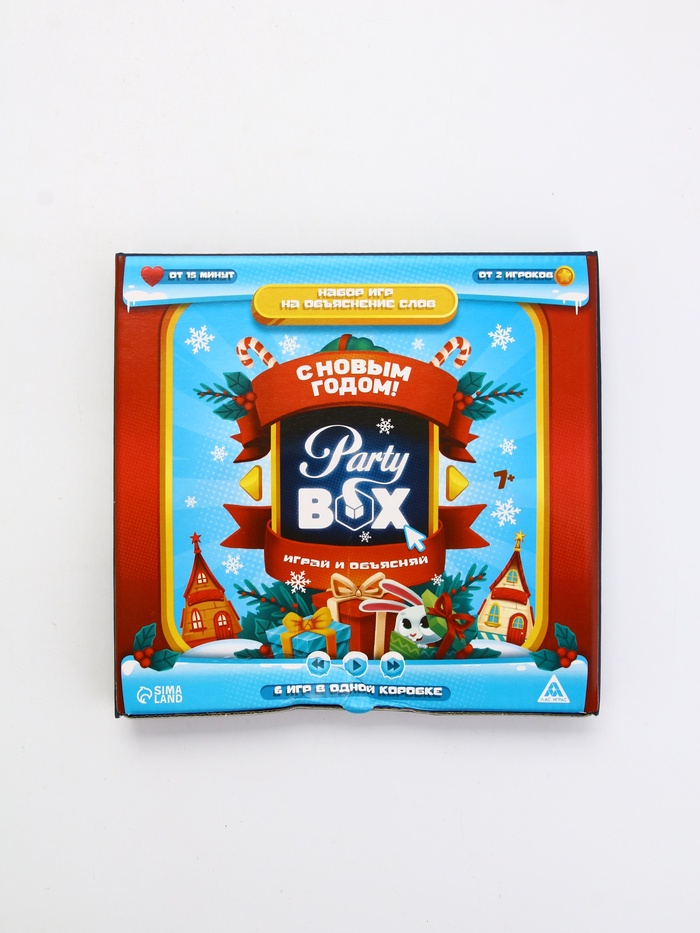 УЦЕНКА Набор игр на объяснение слов Party box играй и объясняй 7+ - Фото 1