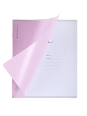 Тетрадь 18 листов, ErichKrause Классика «CoverPro matt, Dream», в клетку, матовая пластиковая обложка, блок офсет, 100% белизна, МИКС (комплект 10 шт)