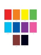 Набор цветного картона и цветной бумаги ErichKrause «Простоквашино», А4, 20 листов, 10 цветов, на склейке, односторонние, с инструкцией подделок - Фото 2