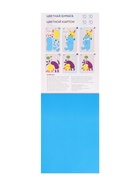 Набор для детского творчества А4, 20 листов, 10 цветов, ErichKrause Jolly Friends, картон + бумага, мелованная односторонняя, на склейке, схема поделки - Фото 5