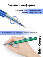 Ручка шариковая ErichKrause. Colorcross, автоматическая, 3-цветная, узел 0.7 мм - Фото 6